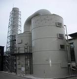 废气净化塔结构图化工酸雾废气净化设备电镀酸碱环保废气净化塔